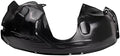 TRQ Front Right Inner Fender Liner Black Passenger Side