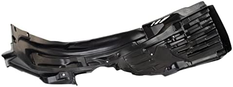 TRQ Front Right Inner Fender Liner Black Passenger Side