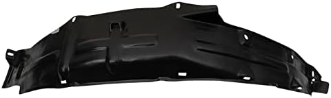 TRQ Front Left Inner Fender Liner Black Drivers Side