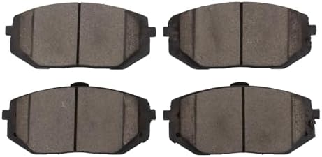 TRQ Front Ceramic Brake Pad Set