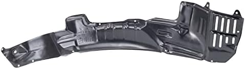 TRQ Front Left Inner Fender Liner Black Drivers Side