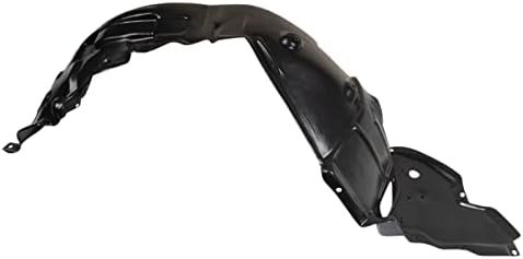 TRQ Front Left Inner Fender Liner Black Drivers Side