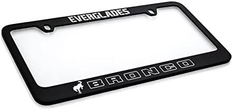 FORD Bronco UV Printed Metal License Plate Frame - Everglades