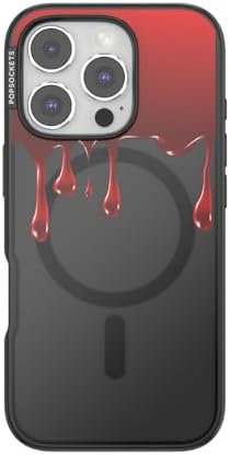 PopSockets iPhone 16 Pro Phone Case with MagSafe- O-Negative