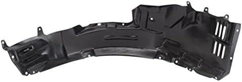 TRQ Front Left Inner Fender Liner Black Drivers Side