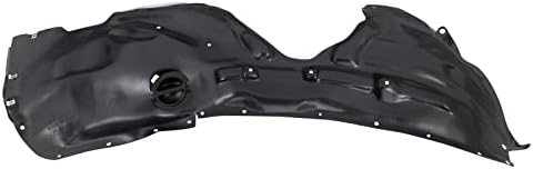 TRQ Front Right Inner Fender Liner Black Passenger Side