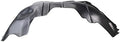 TRQ Front Left Inner Fender Liner Black Drivers Side
