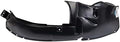TRQ Front Right Inner Fender Liner Black Passenger Side