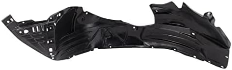 TRQ Front Right Inner Fender Liner Black Passenger Side