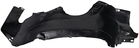 TRQ Front Right Inner Fender Liner Black Passenger Side