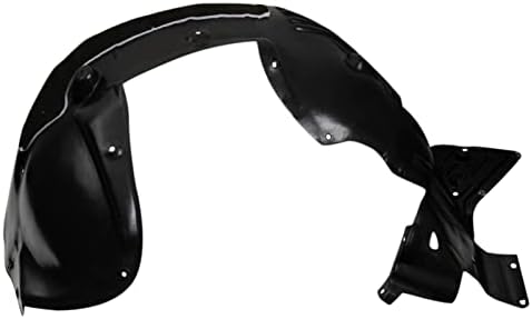 TRQ Front Left Inner Fender Liner Black Drivers Side