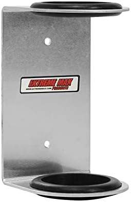 Extreme Max 5001.6219 Wall-Mount Aluminum Wall-Mount Flashlight Holder for Race Trailer, Garage, Shop, Enclosed Trailer, Toy Hauler by ExtremeMaxProducts