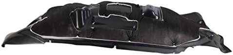 TRQ Front Right Inner Fender Liner Black Passenger Side