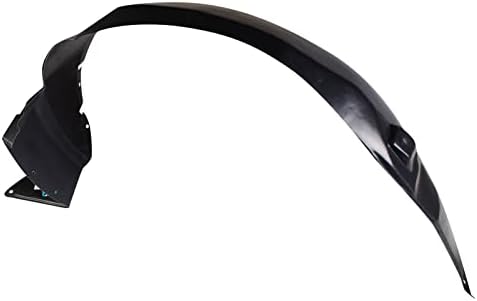 TRQ Front Right Inner Fender Liner Black Passenger Side