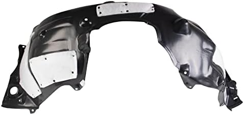 TRQ Front Left Inner Fender Liner Black Drivers Side