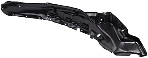 TRQ Front Left Inner Fender Liner Black Drivers Side