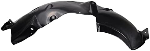 TRQ Front Left Inner Fender Liner Black Drivers Side