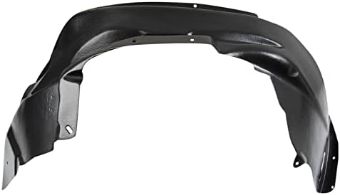 TRQ Front Left Inner Fender Liner Black Drivers Side