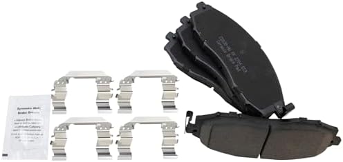 TRQ Front Brake Pads Ceramic Hardware