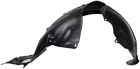 TRQ Front Right Inner Fender Liner Black Passenger Side