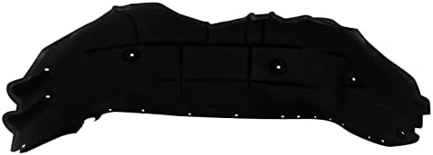 TRQ Front Right Inner Fender Liner Black Passenger Side