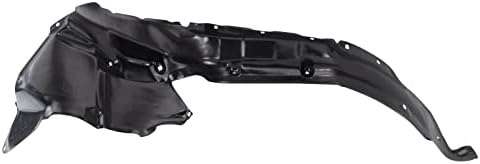 TRQ Front Left Inner Fender Liner Black Drivers Side