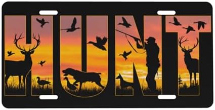 Duck Hunting Front License Plate 6" * 12" for Women