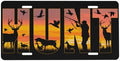Duck Hunting Front License Plate 6" * 12" for Women