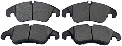 TRQ Front Brake Pads Ceramic Hardware Wear Sensor