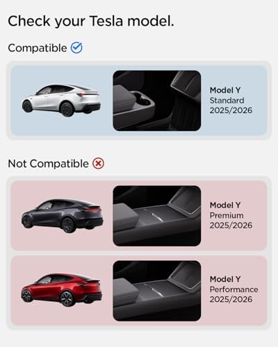 Spigen Center Console Storage Extender for Tesla Model Y Standard 2026