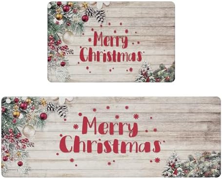 U'Artlines 2Piece Anti Fatigue Kitchen Rug Runner Set Kitchen Floor Mats by UArtlines