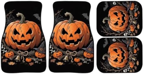Halloween Automotive Floor Mat 4 Pieces