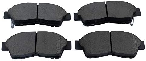 TRQ Front Brake Pads Ceramic Hardware Wear Sensor