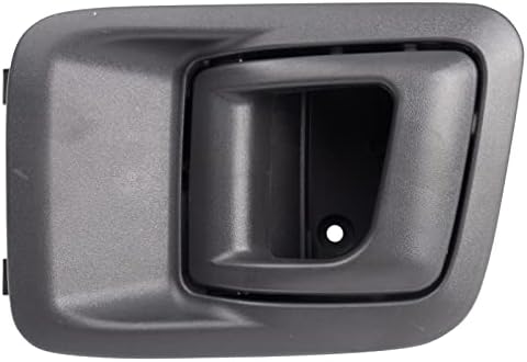TRQ Rear Left Interior Door Handle Gray Drivers Side