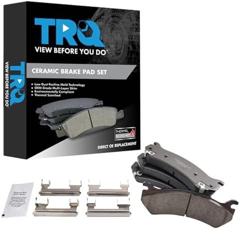 TRQ Premium Posi Ceramic Disc Brake Pad Kit