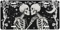 Gothic Black Skull Front License Plate 6" * 12" for Women