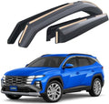 Goodyear Shatterproof in-Channel Window Deflectors for Hyundai Tucson 2022-2026, Rain Guards, Window Visors for Cars, Vent Deflector, Car Accessories, 4 pcs - GY003485