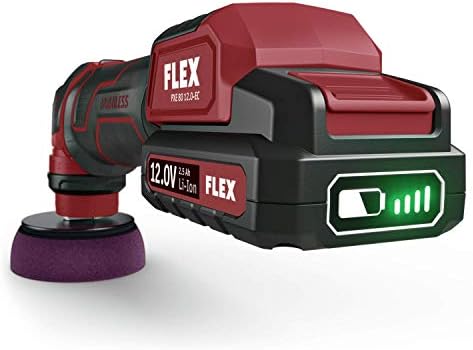 FLEX PXE 80 12.0-EC set USA 12V Cordless Multi-Polisher-Set, Includes Two 2.5Ah Batteries, One Charger & Soft Bag - Image 4