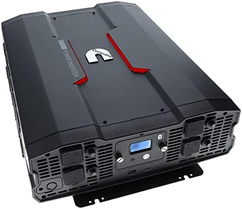 Cummins 5000 Watts Inverter Modified Sine Wave Truck Inverter 12 Volts to 110 Volts Four AC Outlets Two USB Ports (Plus Cable Kit)- CMN5000W - Inverters for Vehicles, Van Life, Camping by CumminsOfficialMerchandise