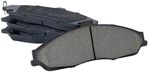 TRQ Front Brake Pads Ceramic Hardware Wear Sensor