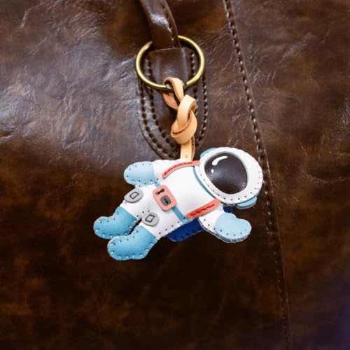Universe Leather Bag Charm - Unique Purse Charm Keychain for Backpacks