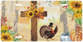 Thanksgiving Turkey Autumn Front License Plate 6" * 12" for Women