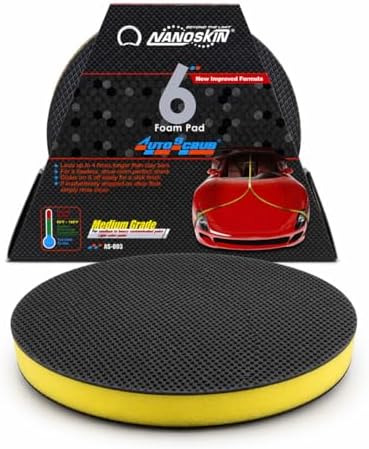Nanoskin Autoscrub 6" Medium Grade Surface Prep Pad by Nanoskin