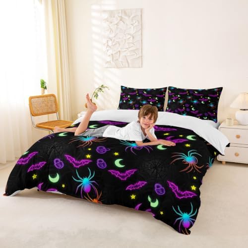 Feelyou Kids Spider Bedding Set Twin Size for Boys Girls Teens - Image 4
