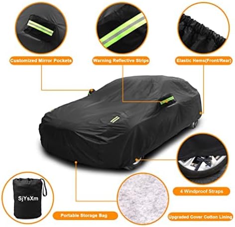 Car Cover Compatible with Mercedes-Benz C-Class 1994-2025 Sedan Coupe - Image 3