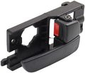 TRQ Front Right Interior Door Handle Black Passenger Side