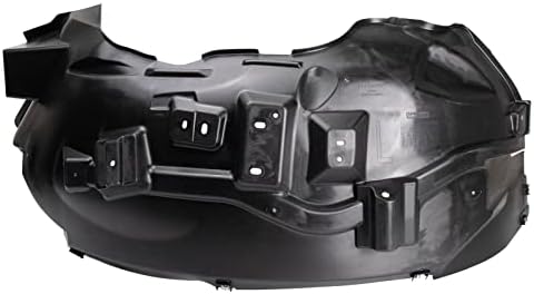 TRQ Front Left Inner Fender Liner Black Drivers Side