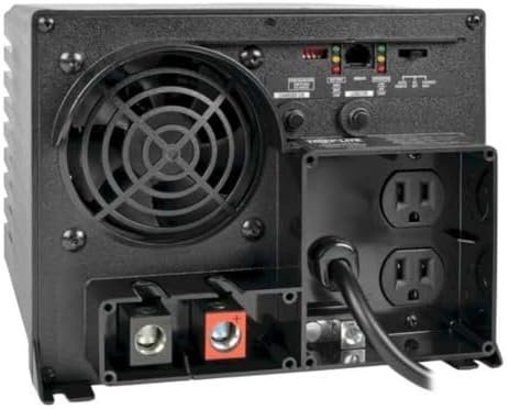 Tripp Lite Power Inverter/Charger w/Auto Transfer Switching, 1250W, 12VDC 120V, 5-15R, 2-Outlets for RVs, Trucks, Fleet Vehicles & Emergency Vehicles, 1 Year Warranty (APS1250) by TrippLite