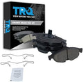 TRQ Front Brake Pads Ceramic Hardware Wear Sensor