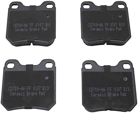 TRQ Rear Brake Pads Ceramic